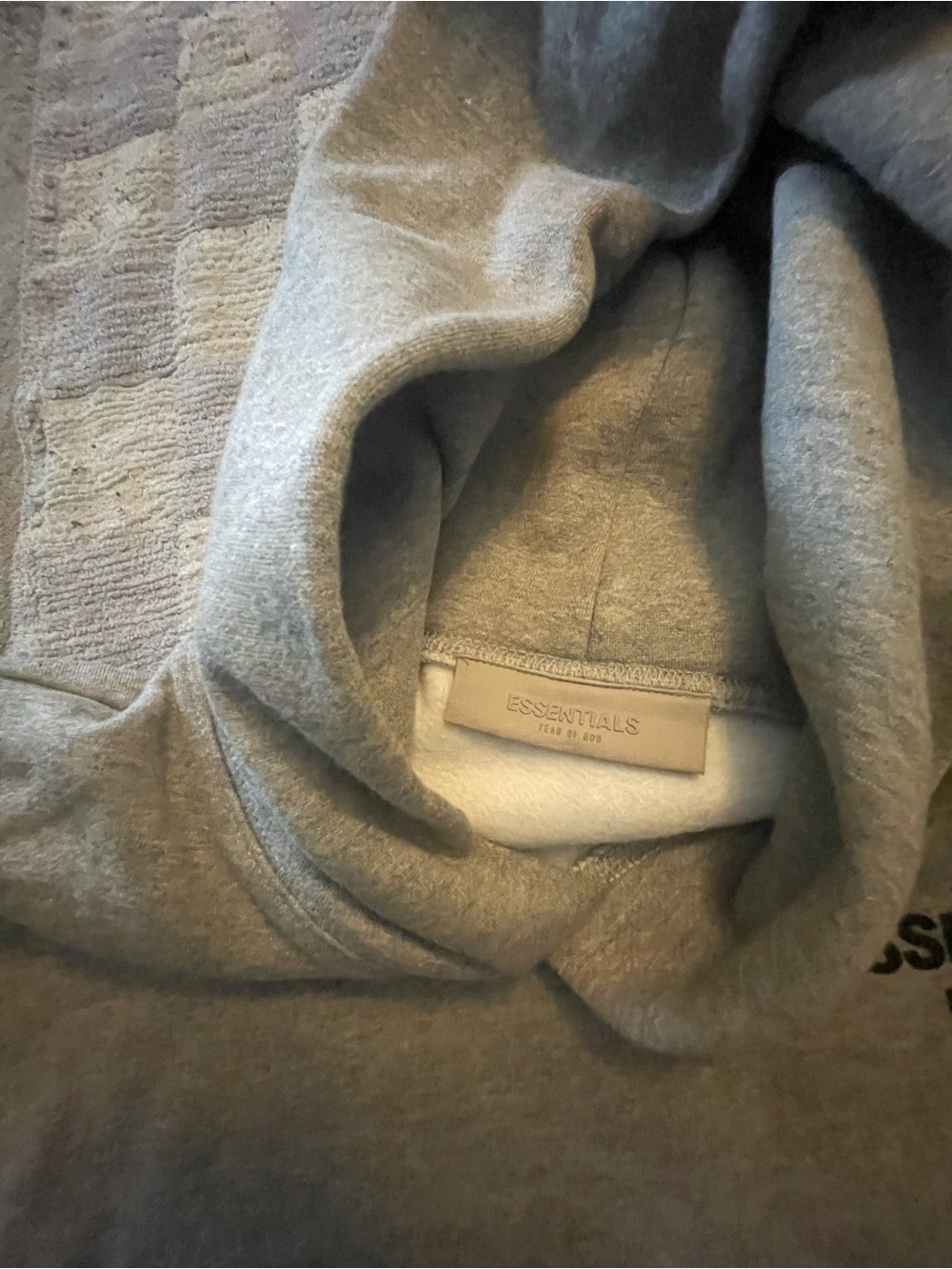 Essentials Crewneck Sweatshirt in Light Gray